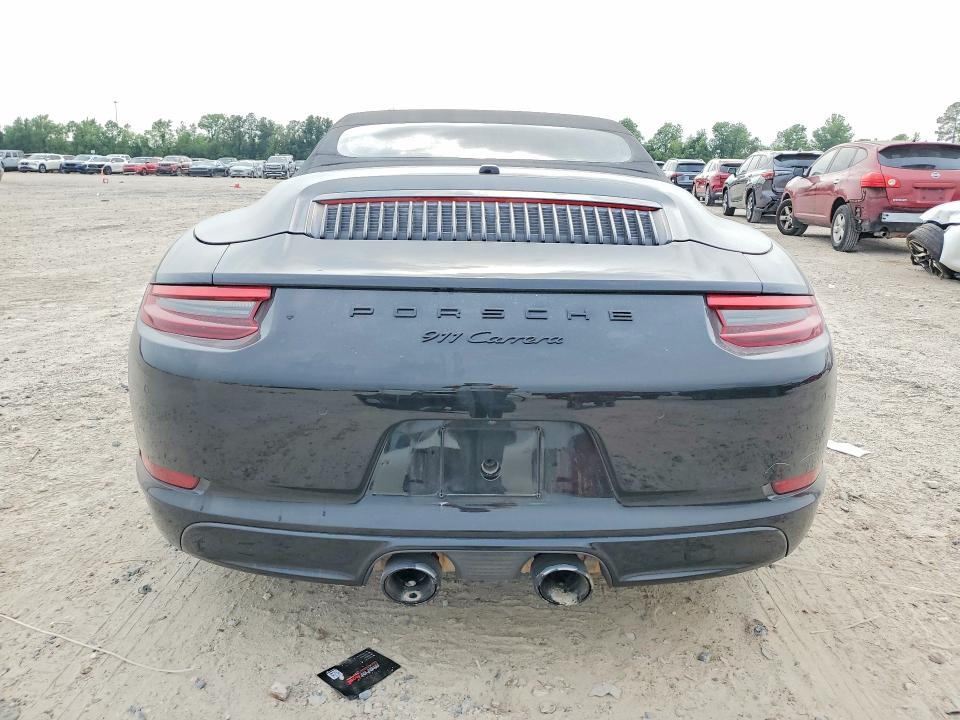 2017 Porsche 911 VIN WP0CA2A90HS142481 COPART salvage auction — FRONT END, TX, sold $34,000 on 2026-07-17 (photo 6)