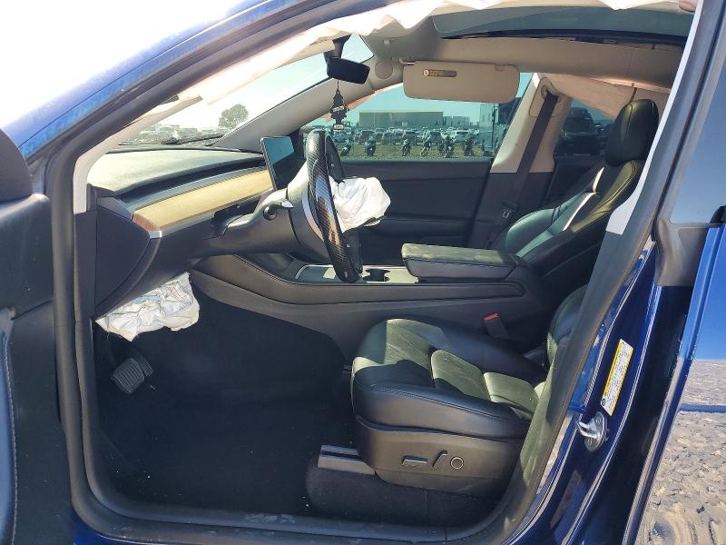 2021 Tesla Model y VIN 5YJYGAEE0MF216852 COPART salvage auction — FRONT END, Ca - Salvage Certificate, sold $3,800 on 2026-07-02 (photo 7)