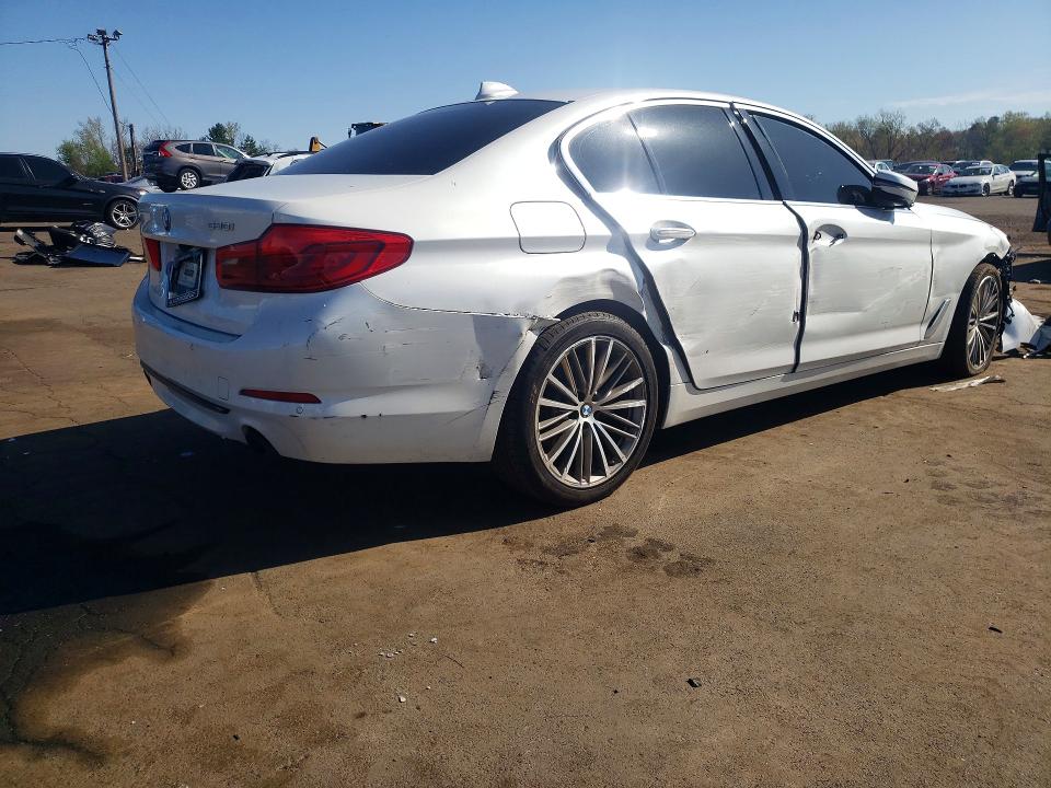2018 BMW 5er VIN WBAJA7C56JWA72627 COPART salvage auction — FRONT END, Salvage Title, sold $4,600 on 2026-07-10 (photo 3)