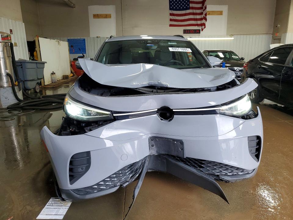 2021 Volkswagen Id.4 VIN WVGRMPE24MP031906 COPART salvage auction — FRONT END, Il - Salvage Certificate, sold $6,400 on 2026-07-16 (photo 5)