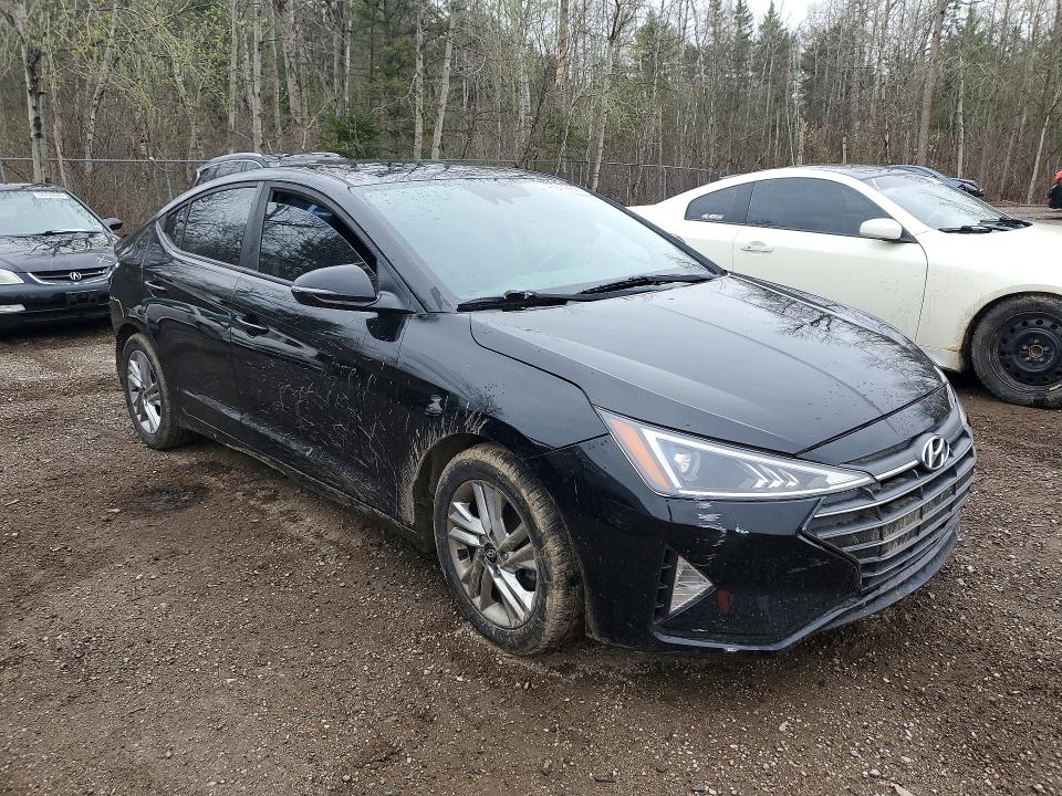2020 Hyundai Elantra VIN KMHD84LF7LU926258 COPART salvage auction — REAR END, On - Permit Salvage, sold $2,750 on 2026-07-09 (photo 4)