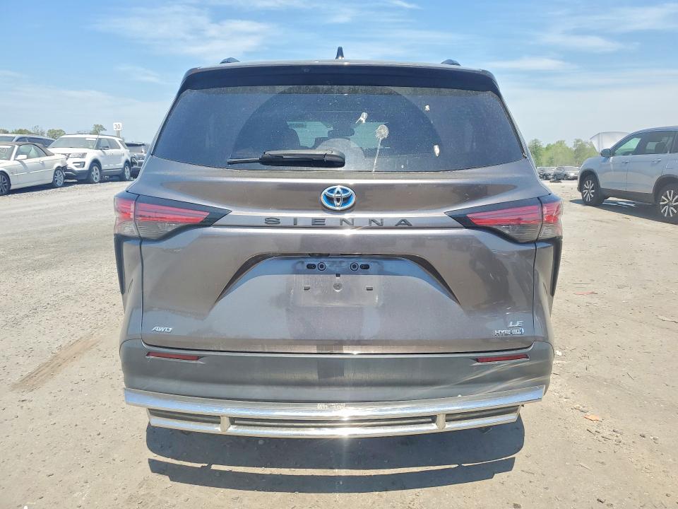 2021 Toyota Sienna VIN 5TDBSKFC6MS019865 COPART salvage auction — FRONT END, Salvage Title, sold $275 on 2026-07-29 (photo 6)