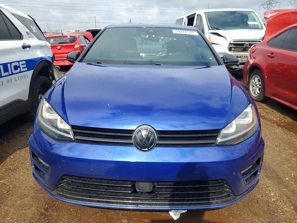 2017 Volkswagen Golf VIN WVWVF7AU0HW148723 COPART salvage auction — REAR END, Salvage Title, sold $7,100 on 2026-09-03 (photo 5)