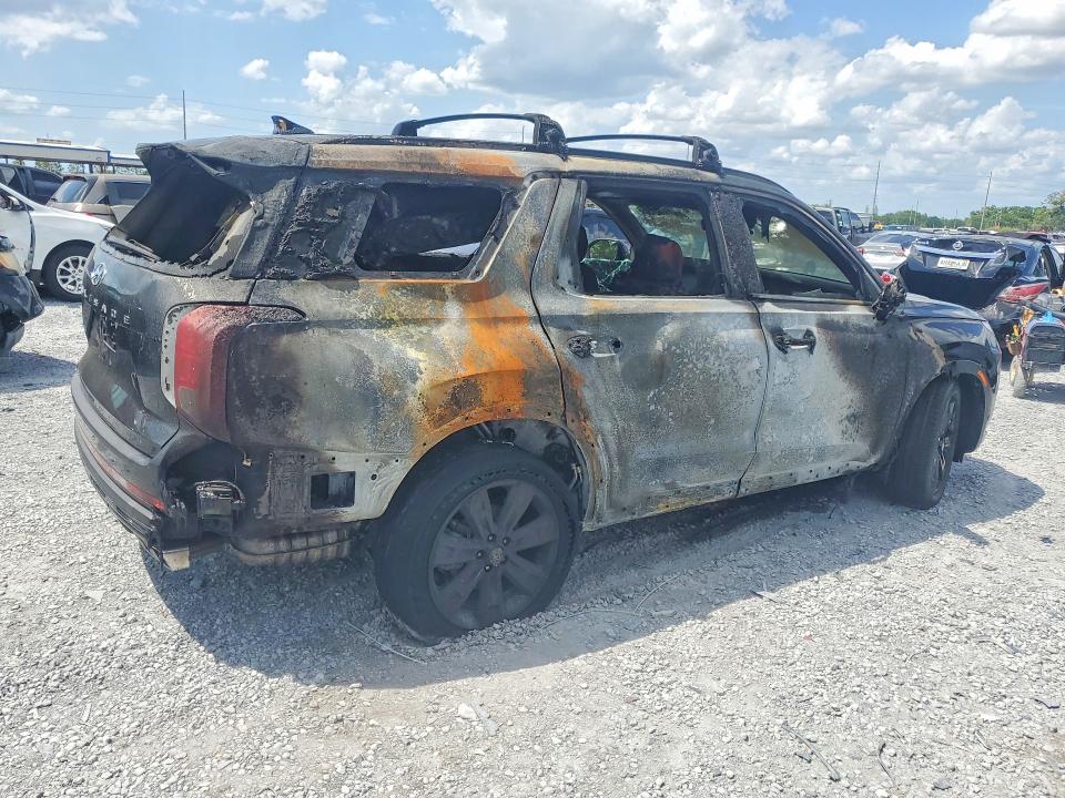 2025 Hyundai Palisade VIN KM8R34GEXSU896788 COPART salvage auction — BURN, Fl - Certificate Of Destruction, sold $3,600 on 2026-07-28 (photo 3)