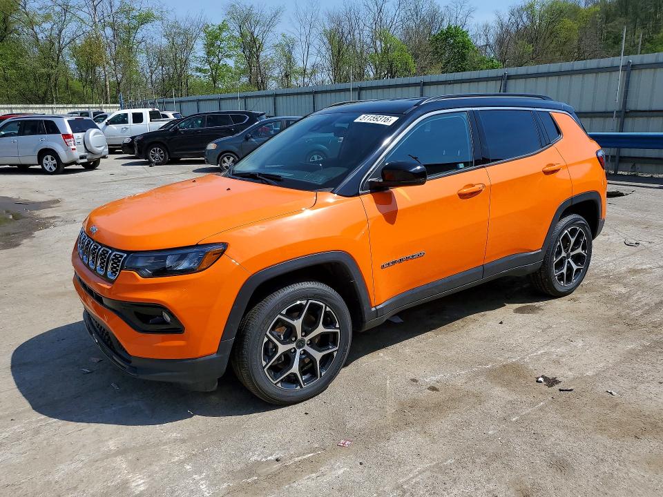 2026 Jeep Compass VIN 3C4NJDCN5TT174008 COPART salvage auction — MECHANICAL, Pa - Certificate Of Salvage, sold $12,600 on 2026-07-02 (photo 1)