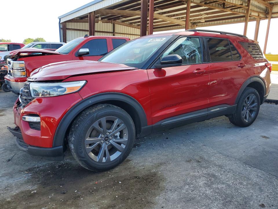 2022 Ford Explorer VIN 1FMSK7DH6NGB57165 COPART salvage auction — FRONT END, Fl - Cert Of Title Slvg Rebuildable, sold $8,000 on 2026-08-21 (photo 1)