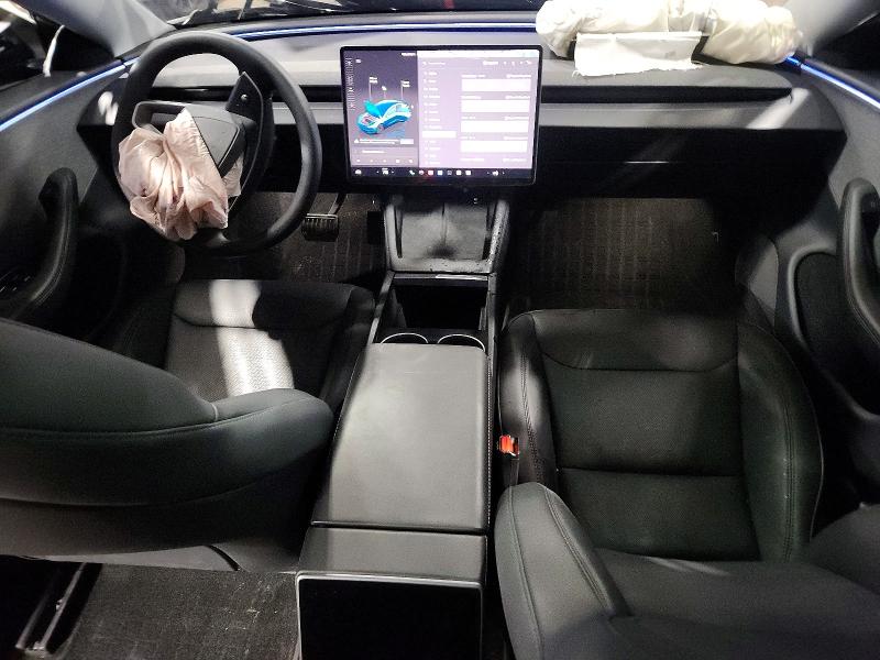 2025 Tesla Model 3 VIN 5YJ3E1EA8SF040059 COPART salvage auction — FRONT END, Salvage Title, sold $11,200 on 2026-08-25 (photo 8)