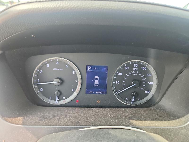 2017 Hyundai Sonata VIN 5NPE34AF7HH594415 COPART salvage auction — FRONT END, Tx - Certificate Of Title, sold $925 on 2026-07-09 (photo 9)