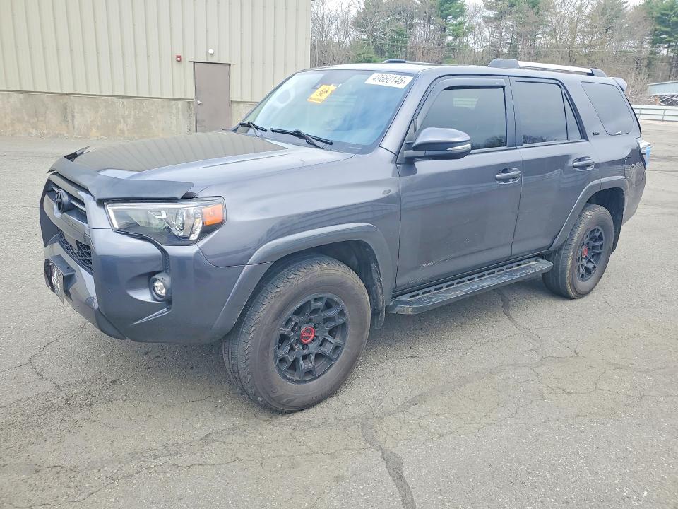 2022 Toyota 4runner VIN JTENU5JR4N5982867 COPART salvage auction — REAR END, Sc - Cert Of Title-Salvage, sold $7,200 on 2026-07-21 (photo 1)