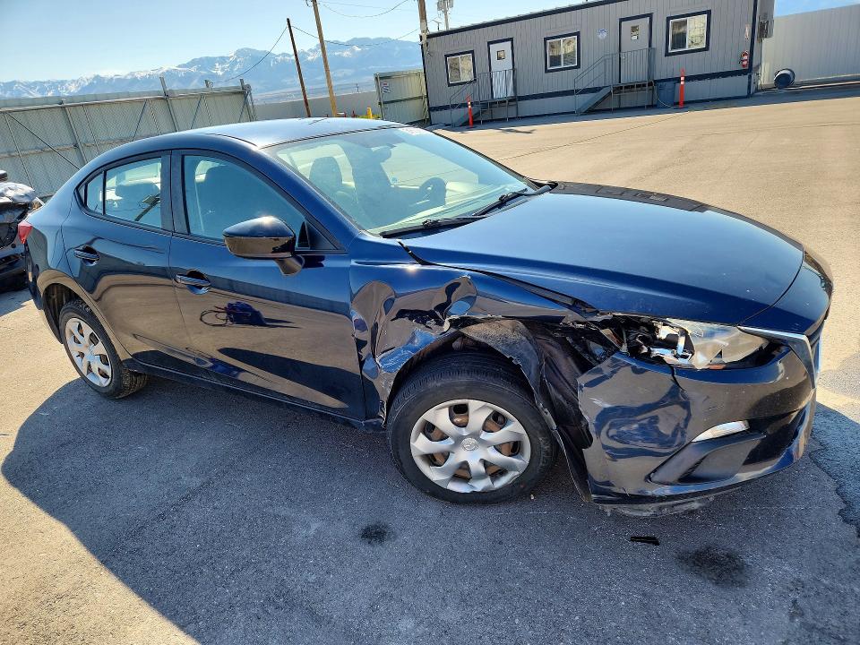 2015 Mazda 3 VIN JM1BM1T70F1261675 COPART salvage auction — FRONT END, Ut - Salvage Certificate, sold $1,350 on 2026-07-24 (photo 4)