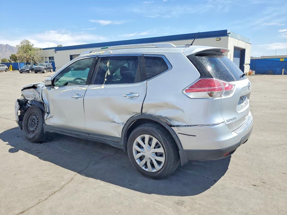 2016 Nissan Rogue VIN KNMAT2MT5GP615401 COPART salvage auction — FRONT END, Tx - Salvage Vehicle Title, sold $1,900 on 2026-07-31 (photo 2)