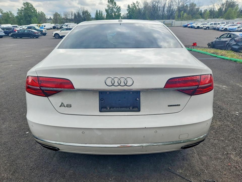 2015 Audi A8 VIN WAUJGAFD8FN019937 COPART salvage auction — SIDE, Or - Lien Papers Salvage, sold $3,050 on 2026-09-17 (photo 6)