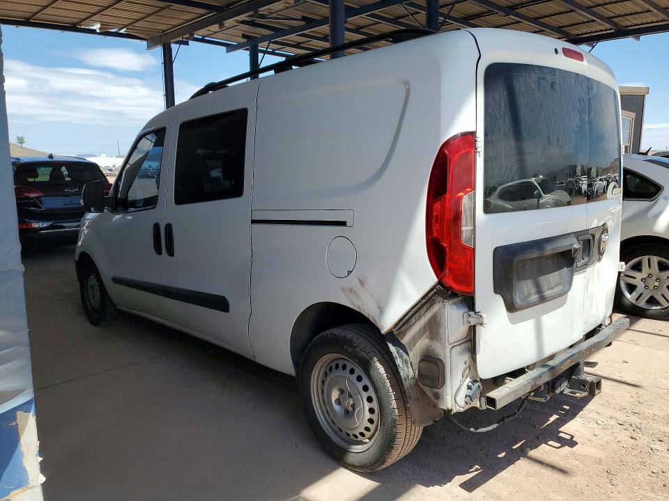 2017 Ram Promaster city VIN ZFBERFAB9H6D99665 COPART salvage auction — REAR END, Id - Salvage Certificate Of Title, sold $2,700 on 2026-08-12 (photo 2)