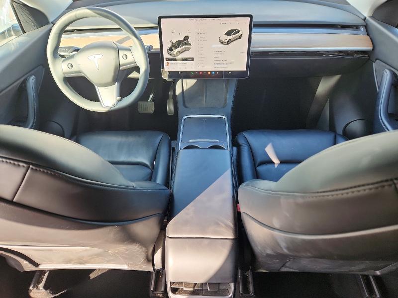 2021 Tesla Model y VIN 5YJYGAEE3MF283963 COPART salvage auction — SIDE, Ca - Salvage Certificate, sold $9,400 on 2026-07-28 (photo 8)