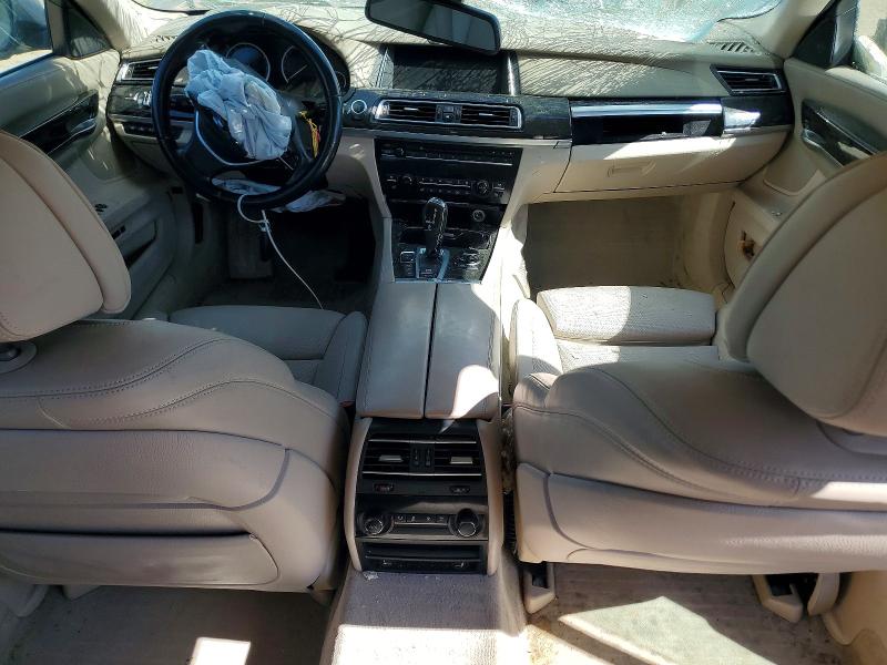 2013 BMW 7er VIN WBAYF8C53DD140398 COPART salvage auction — FRONT END, Il - Salvage Certificate, sold $2,150 on 2026-07-16 (photo 8)