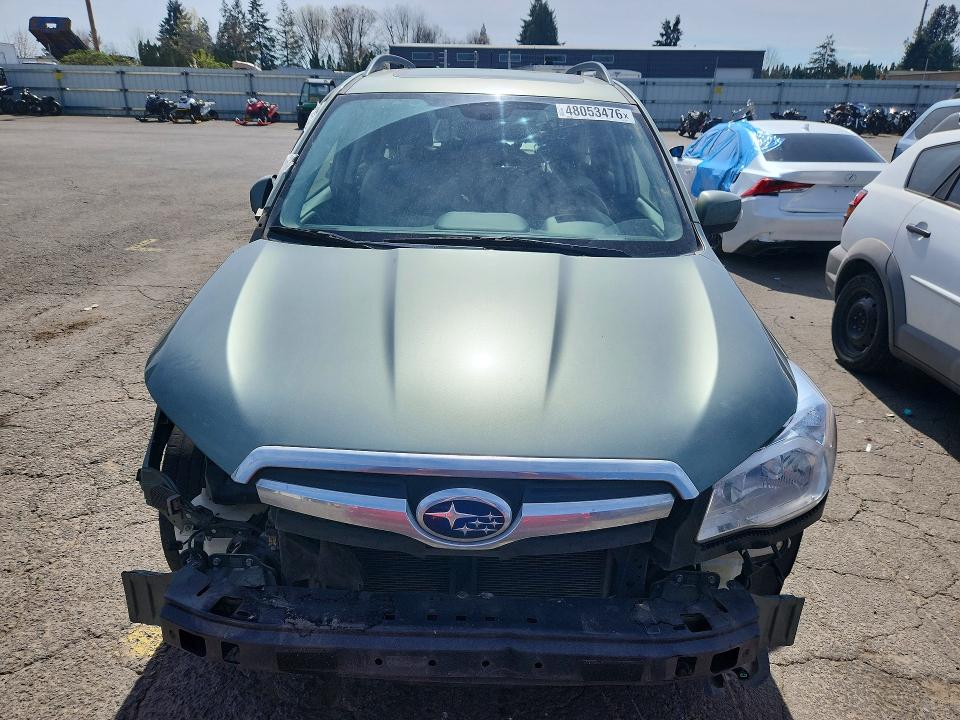 2015 Subaru Forester VIN JF2SJAWC9FH597576 COPART salvage auction — FRONT END, Or - Salvage Title Certificate, sold $1,100 on 2026-07-06 (photo 5)