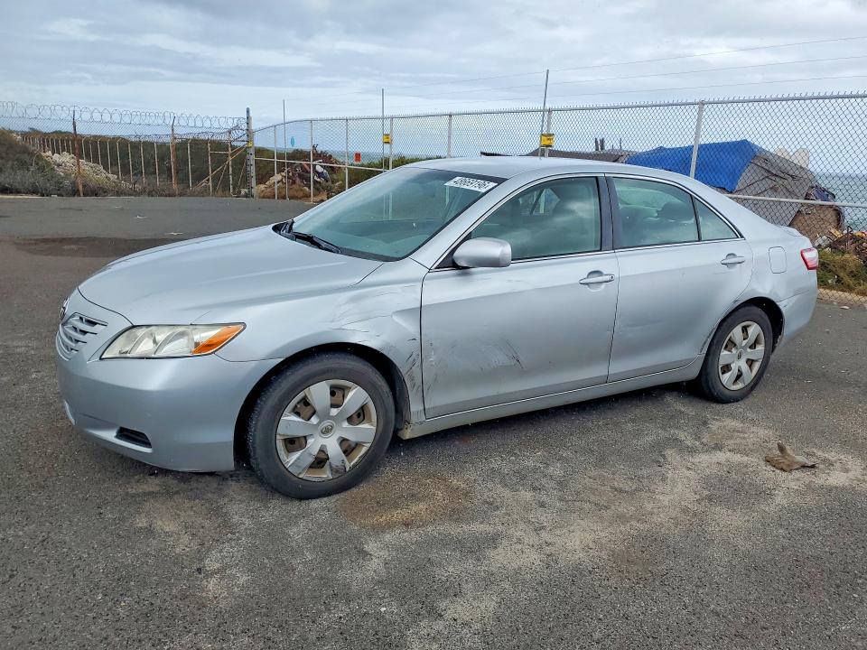 2007 Toyota Camry VIN JTNBE46K573063285 COPART salvage auction — FRONT END, Hi - Certificate Of Salvage, sold $50 on 2026-07-27 (photo 1)
