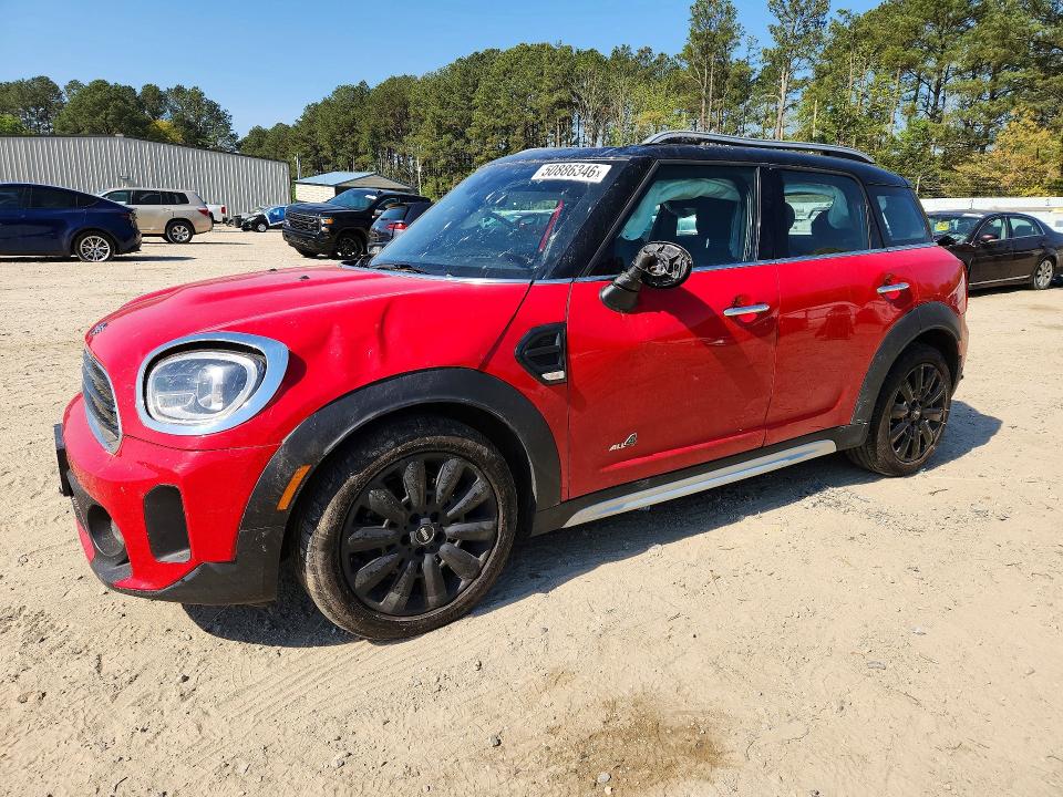 2022 Mini Cooper VIN WMZ43BR04N3N29822 COPART salvage auction — FRONT END, MD - CERT OF SALVAGE > 75% DAMAGE, sold $1,000 on 2026-07-21 (photo 1)