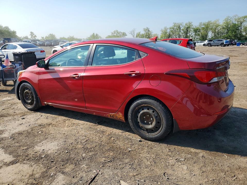 2014 Hyundai Elantra VIN 5NPDH4AE3EH541355 COPART salvage auction — SIDE, Ny - Certificate Of Title, sold $650 on 2026-07-02 (photo 2)