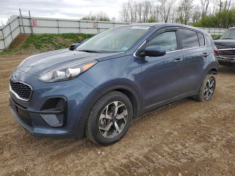 2021 Kia Sportage VIN KNDPM3AC6M7844733 COPART salvage auction — REAR END, Mi - Cert Of Title-Salvage Vehicle, sold $3,200 on 2026-07-15 (photo 1)