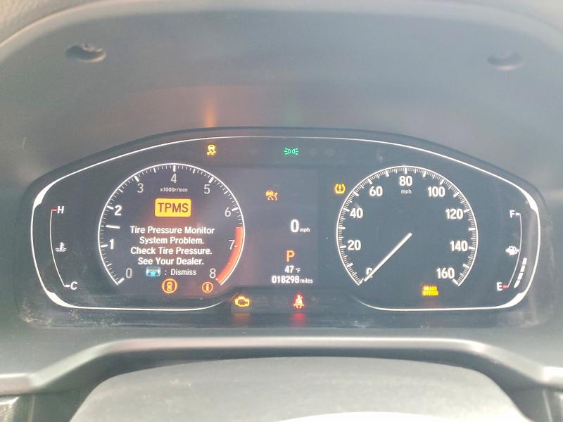 2022 Honda Accord VIN 1HGCV1F43NA087393 COPART salvage auction — FRONT END, IA - CERT OF TITLE-SALVAGE TITLE, sold $10,100 on 2026-07-27 (photo 9)