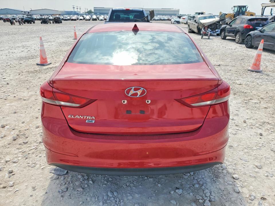 2017 Hyundai Elantra VIN 5NPD74LFXHH154007 COPART salvage auction — SIDE, Tx - Salvage Vehicle Title, sold $675 on 2026-07-30 (photo 6)