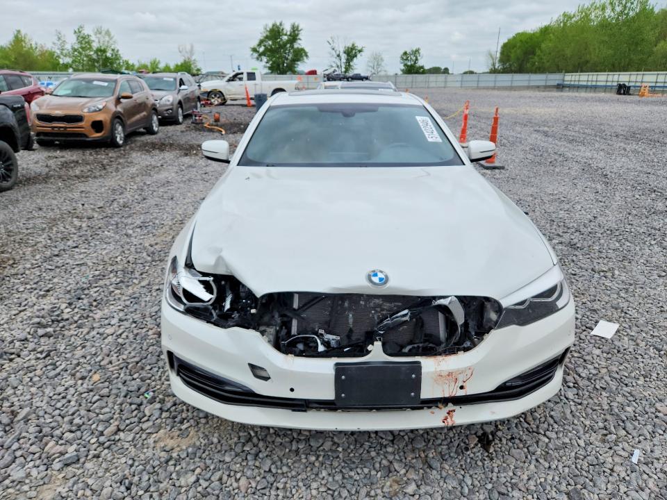 2018 BMW 5er VIN WBAJA7C59JWA71228 COPART salvage auction — FRONT END, Il - Salvage Certificate, sold $9,500 on 2026-07-06 (photo 5)