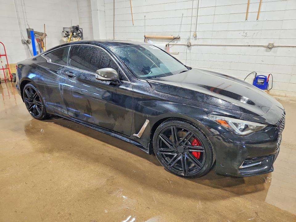 2018 Infiniti Q60 VIN JN1FV7EL0JM630797 COPART salvage auction — VANDALISM, Mn - Cert Of Title-Prior Salvage, sold $1,650 on 2026-07-30 (photo 4)