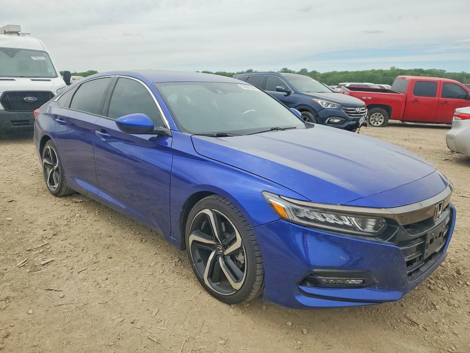 2020 Honda Accord VIN 1HGCV1F31LA145697 COPART salvage auction — HAIL, Ks - Cert Of Title-Salvage, sold $10,000 on 2026-07-09 (photo 4)