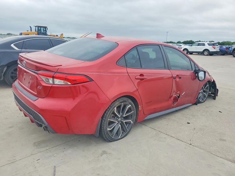 2020 Toyota Corolla VIN 5YFS4RCE1LP019868 COPART salvage auction — FRONT END, Tx - Certificate Of Title, sold $1,700 on 2026-07-27 (photo 3)