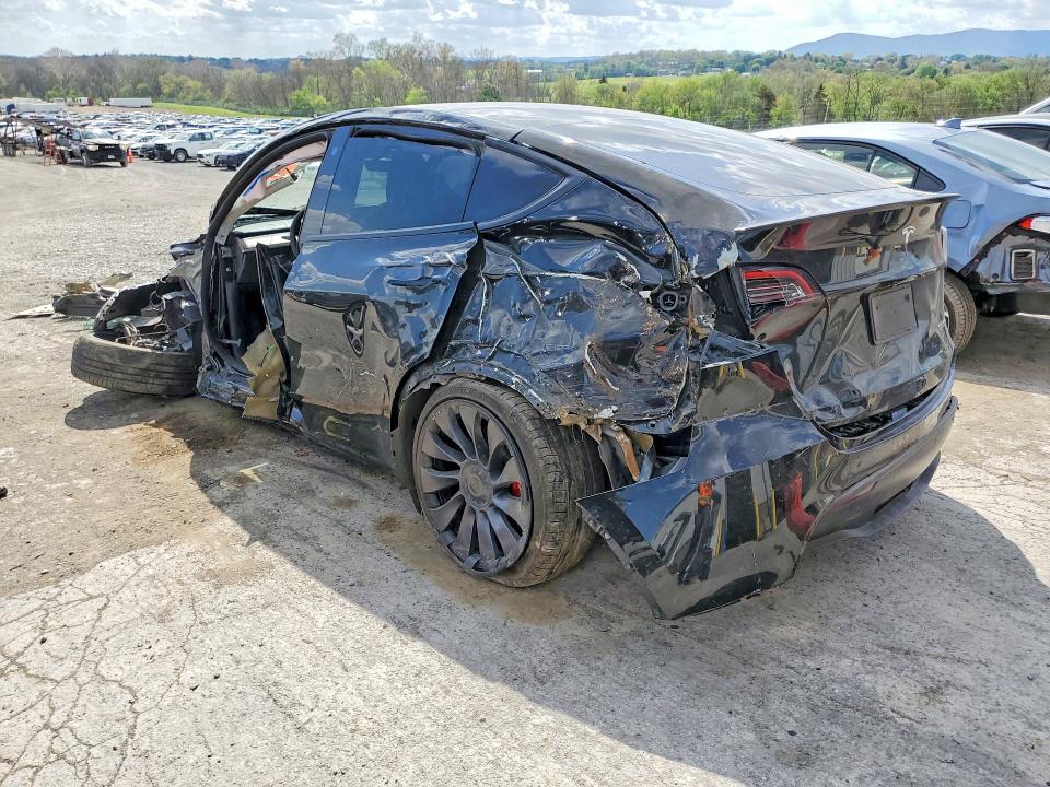 2023 Tesla Model y VIN 7SAYGDEF7PF604890 COPART salvage auction — ALL OVER, Va - Cert Of Title - Salvage, sold $1,800 on 2026-07-06 (photo 2)