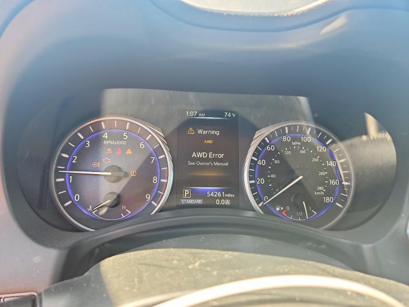 2015 Infiniti Q50 VIN JN1BV7AR8FM403924 COPART salvage auction — FRONT END, Nj - Cert Of Title-Salvage, sold $5,700 on 2026-07-22 (photo 9)