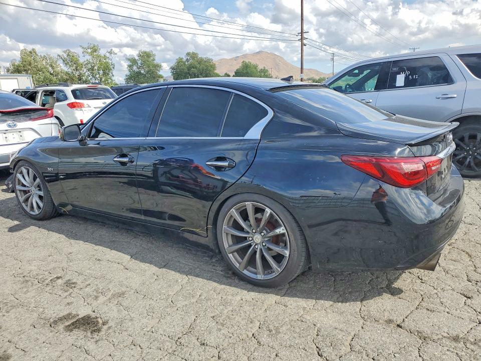 2020 Infiniti Q50 VIN JN1EV7AP5LM207284 COPART salvage auction — FRONT END, Ca - Salvage Certificate, sold $2,500 on 2026-07-02 (photo 2)