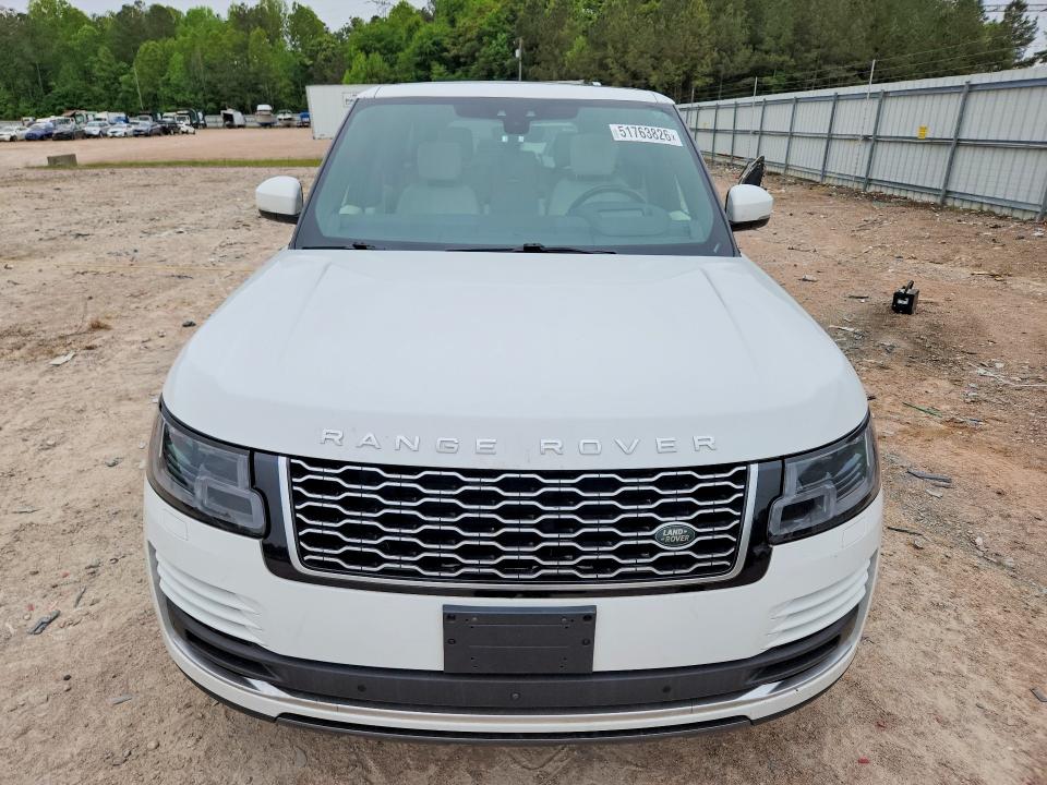 2019 Land rover RANGE ROVER VIN SALGS2RE1KA545472 COPART salvage auction — MECHANICAL, Md - Dis/Dlr/Exp Only Clean Title, sold $11,300 on 2026-08-24 (photo 5)