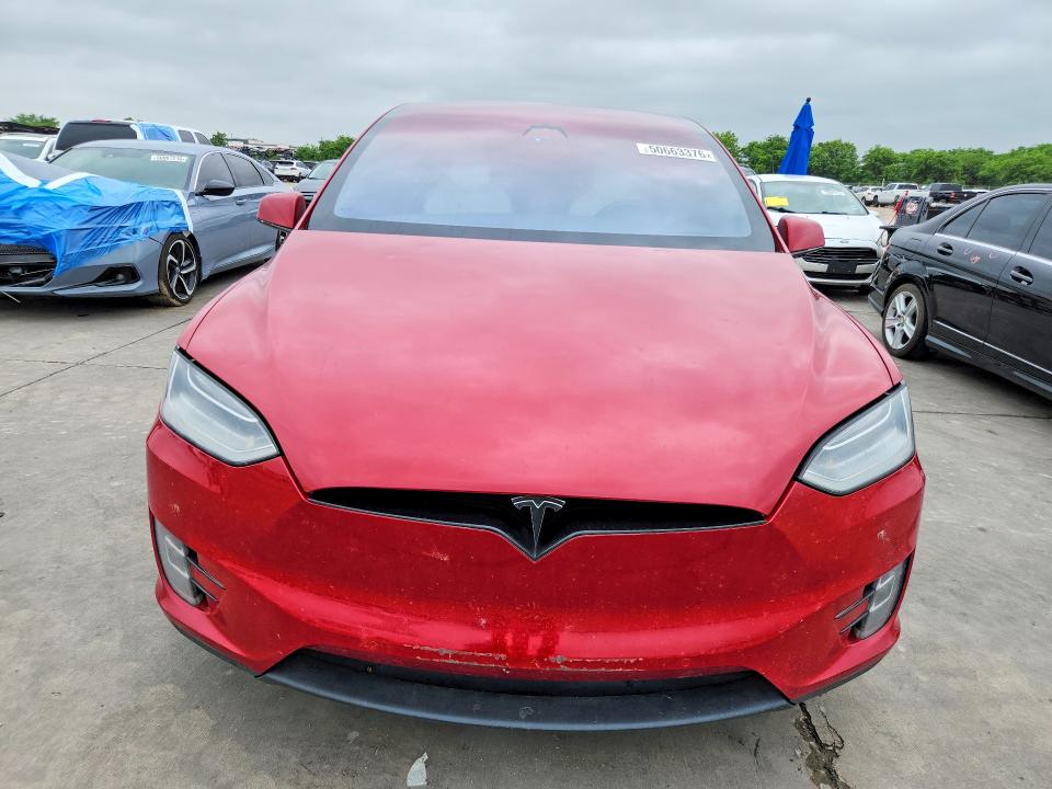 2017 Tesla Model x VIN 5YJXCDE28HF060211 COPART salvage auction — HAIL, Tx - Certificate Of Title, sold $12,100 on 2026-07-09 (photo 5)
