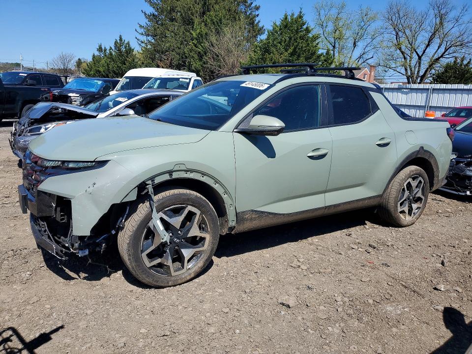 2023 Hyundai Santa cruz VIN 5NTJEDAF8PH053513 COPART salvage auction — FRONT END, Md - Cert Of Salvage > 75% Damage, sold $6,500 on 2026-07-06 (photo 1)