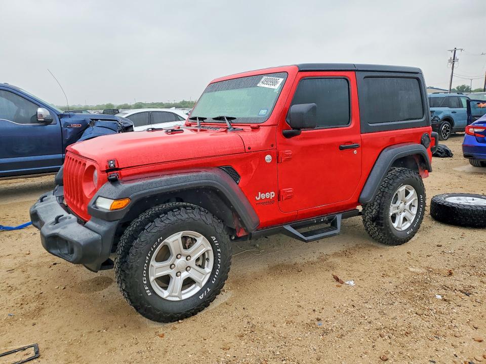2019 Jeep Wrangler / VIN 1C4GJXAG7KW646152 COPART salvage auction — REAR END, Tx - Salvage Vehicle Title, sold $8,800 on 2026-07-09 (photo 1)