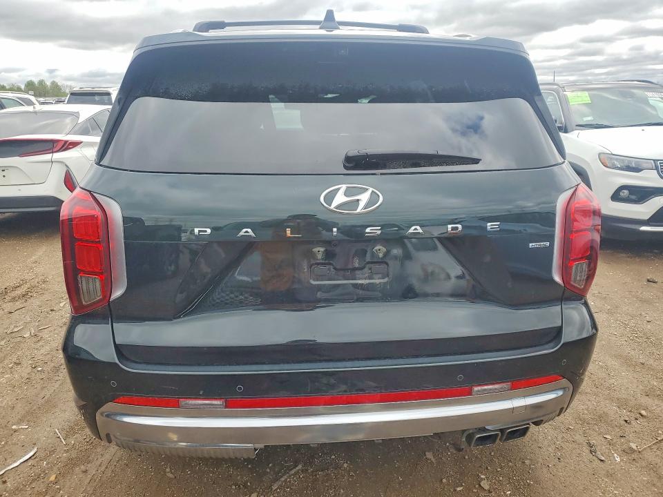 2023 Hyundai Palisade VIN KM8R7DGE0PU634600 COPART salvage auction — FRONT END, Il - Salvage Certificate, sold $9,200 on 2026-07-07 (photo 6)