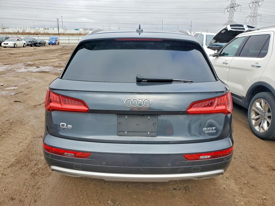 2018 Audi Q5 VIN WA1BNAFY8J2019988 COPART salvage auction — FRONT END, Il - Salvage Certificate, sold $6,300 on 2026-07-02 (photo 6)