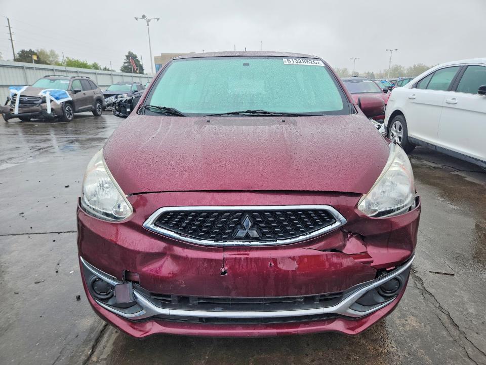 2020 Mitsubishi Mirage VIN ML32A3HJ0LH007625 COPART salvage auction — FRONT END, Co - Salvage Title, sold $1,600 on 2026-07-22 (photo 5)