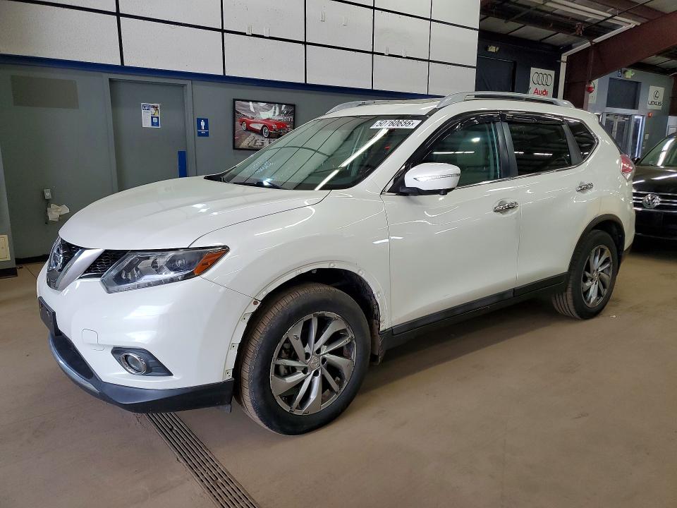 2014 Nissan Rogue VIN 5N1AT2MV9EC849526 COPART salvage auction — MINOR DENT/SCRATCHES, Ri - Certificate Of Title, sold $2,050 on 2026-07-21 (photo 1)