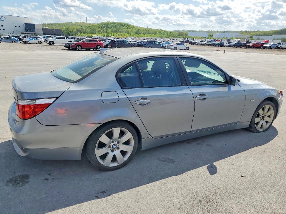 2006 BMW 5 series VIN WBANF73536CG69813 COPART salvage auction — MECHANICAL, Ok - Certificate Of Title (P), sold $250 on 2026-07-08 (photo 3)