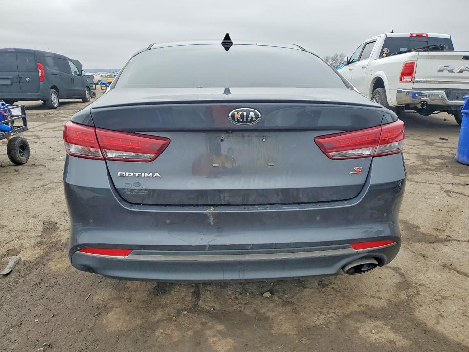 2018 Kia Optima VIN 5XXGT4L33JG188192 COPART salvage auction — FRONT END, PA, sold $825 on 2026-07-17 (photo 6)
