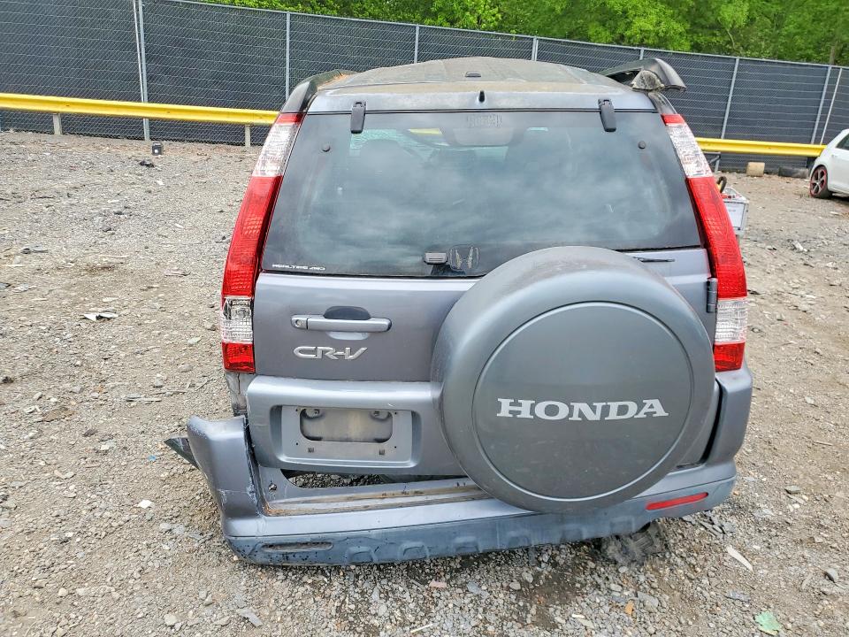 2005 Honda Cr-v VIN JHLRD78945C057916 COPART salvage auction — ALL OVER, Md - Cert Of Salvage > 75% Damage, sold $650 on 2026-07-10 (photo 6)