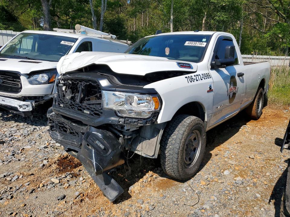 2021 Ram 2500 VIN 3C6MR4AL5MG672751 COPART salvage auction — FRONT END, Ga - Cert Of Title-Salvage, sold $5,200 on 2026-07-02 (photo 1)