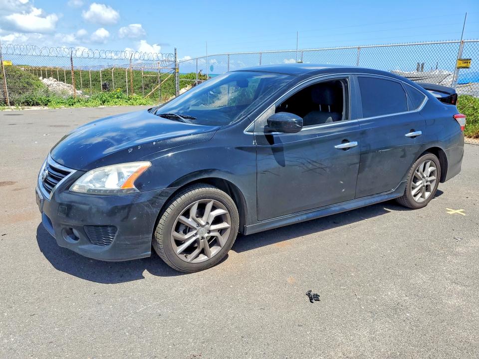2013 Nissan Sentra VIN 3N1AB7AP1DL681994 COPART salvage auction — REAR END, HI - CERTIFICATE OF TITLE, sold $300 on 2026-07-06 (photo 1)