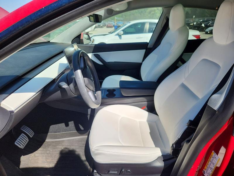 2021 Tesla Model y VIN 5YJYGDEF5MF305696 COPART salvage auction — FRONT END, Ga - Cert Of Title-Salvage, sold $8,400 on 2026-07-09 (photo 7)