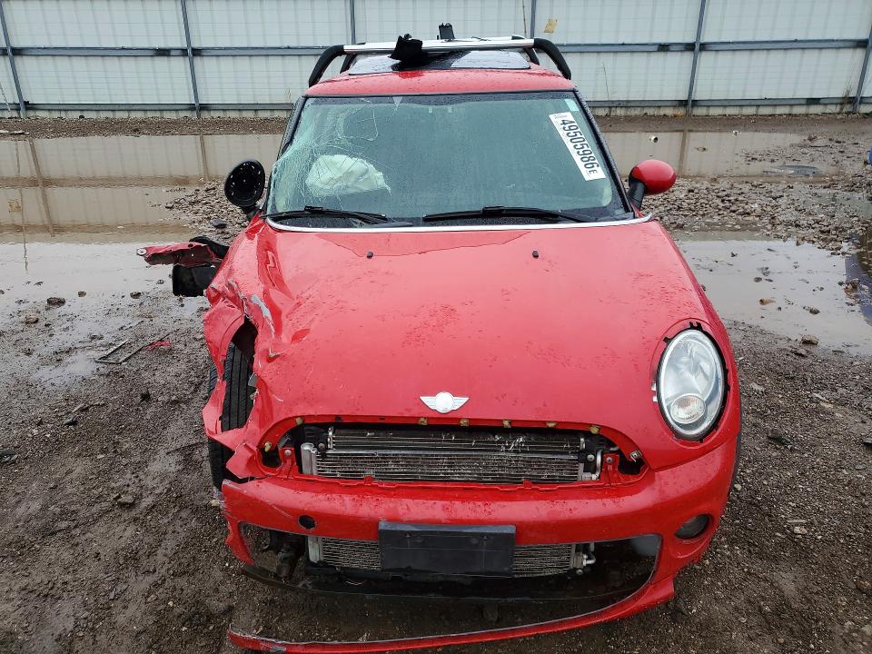 2013 Mini Cooper VIN WMWSU3C54DT370925 COPART salvage auction — FRONT END, Il - Salvage Certificate, sold $400 on 2026-07-02 (photo 5)