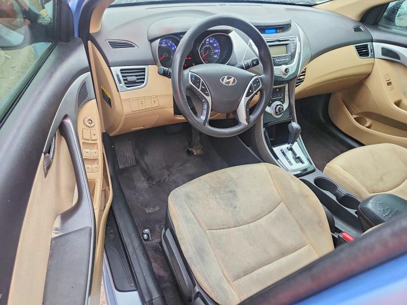 2011 Hyundai Elantra VIN KMHDH4AE0BU157997 COPART salvage auction — FRONT END, In - Bill Of Sale - Parts Only, sold $150 on 2026-07-24 (photo 8)