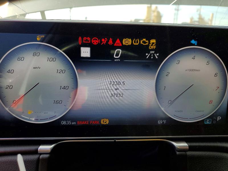 2023 Mercedes-benz S-klasse VIN W1K6G6DB0PA189148 COPART salvage auction — FRONT END, Salvage Title, sold $22,900 on 2026-07-27 (photo 9)